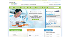 Desktop Screenshot of pipettesupplies.com